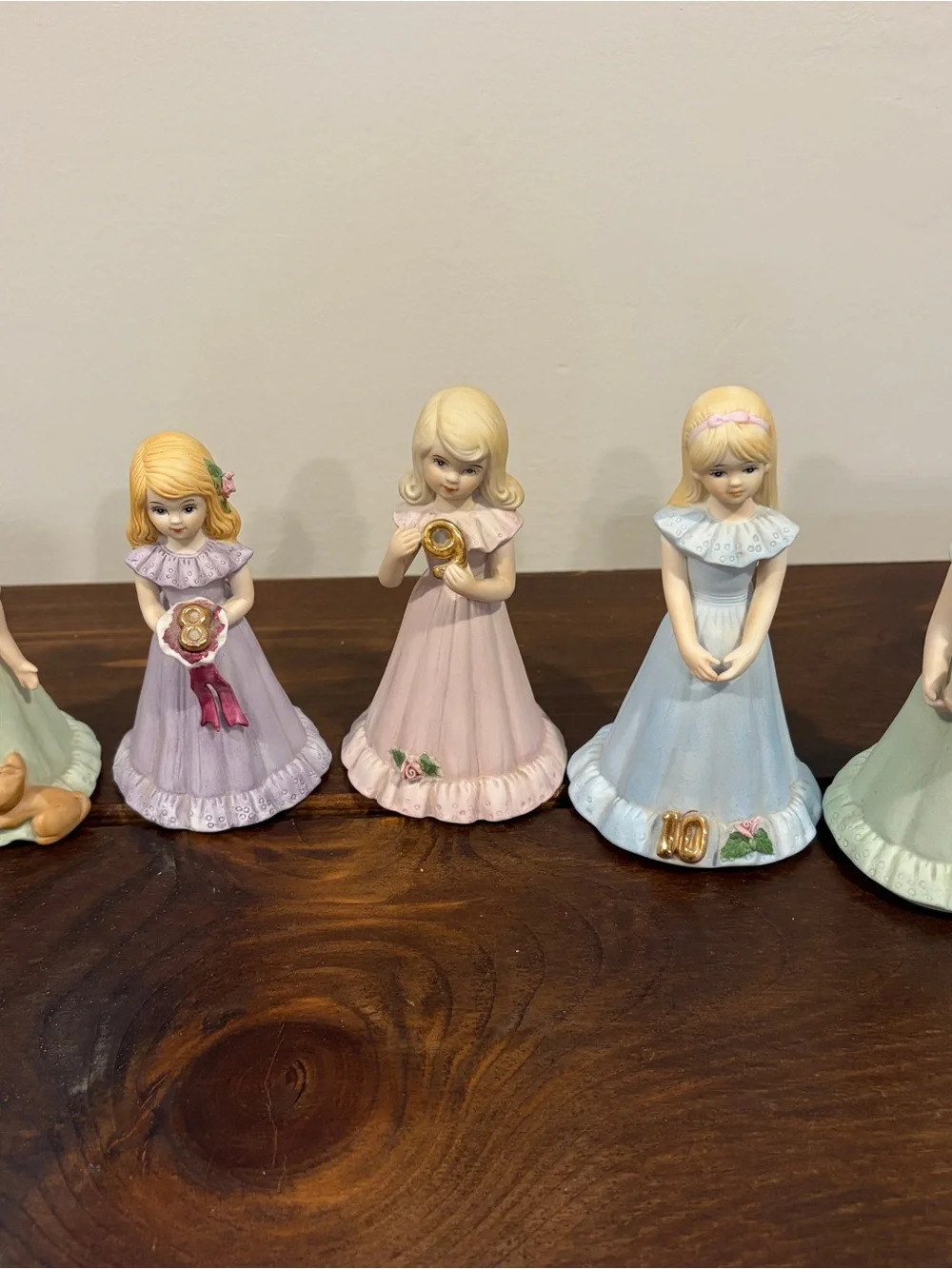 Lot of 16 Vintage Growing Up Birthday Girls Baby-15 Years Old Blonde/2 Brunette